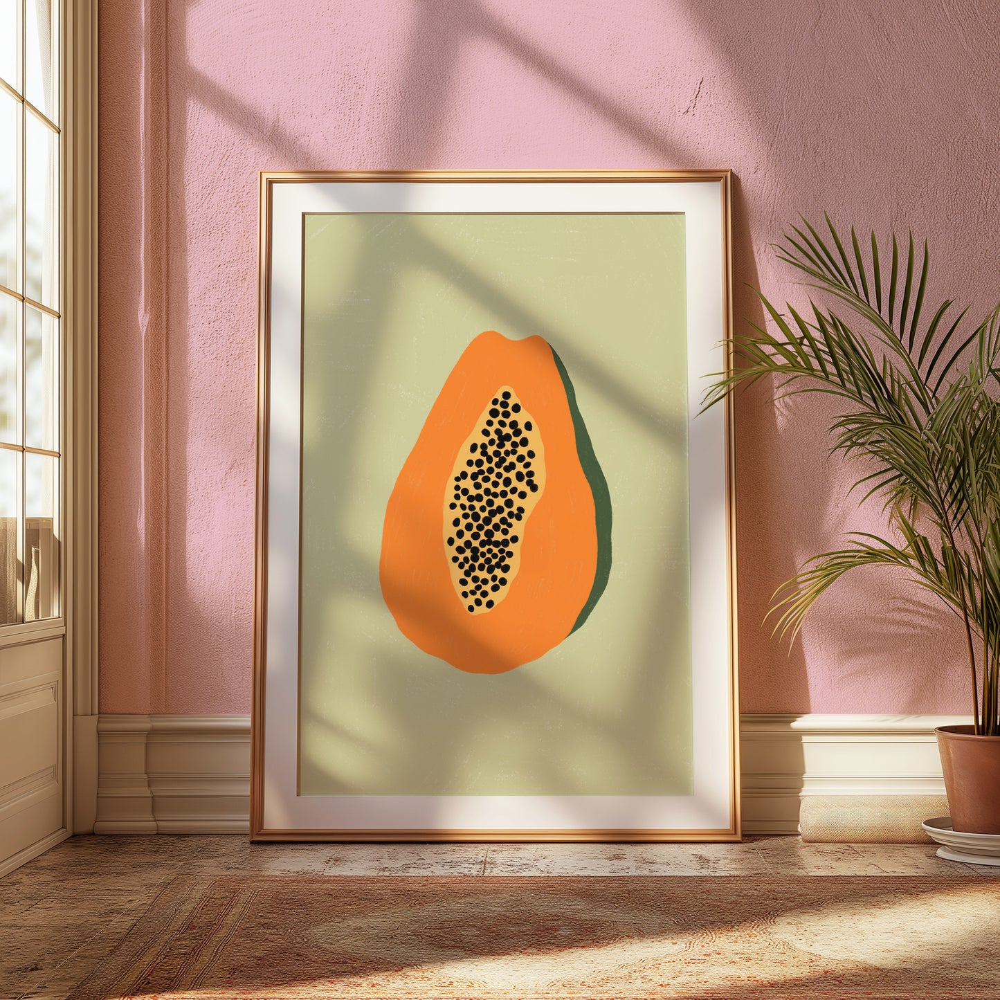 Papaya Art Print