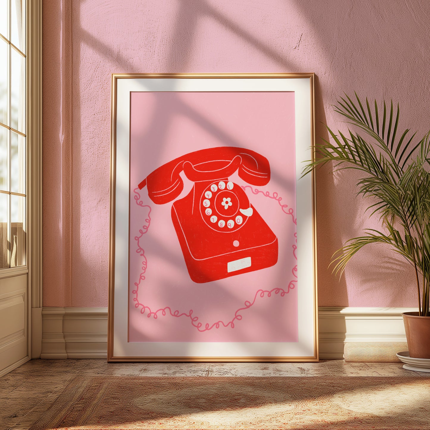 Call Me Art Print