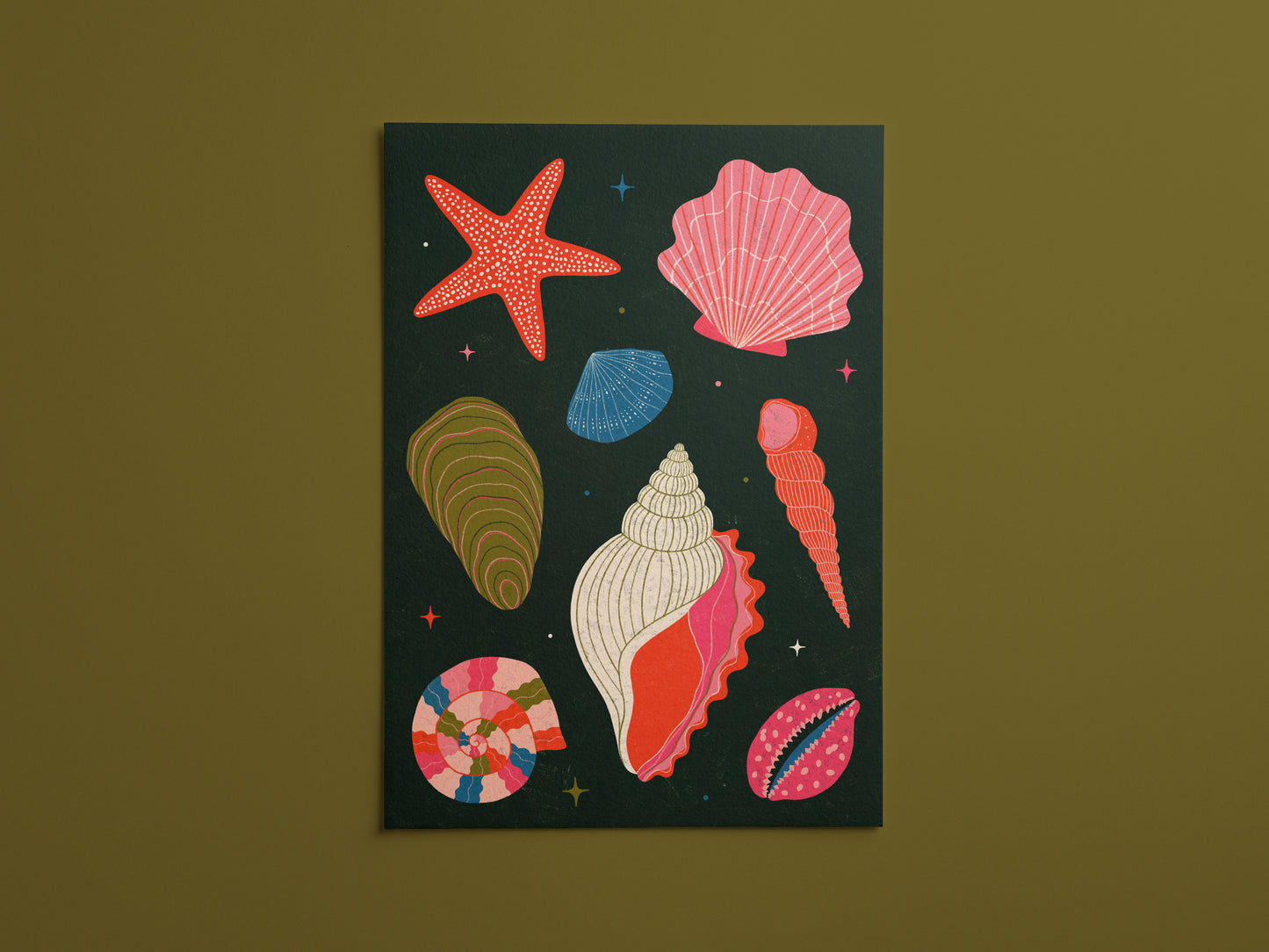 She Sells Seashells Art Print