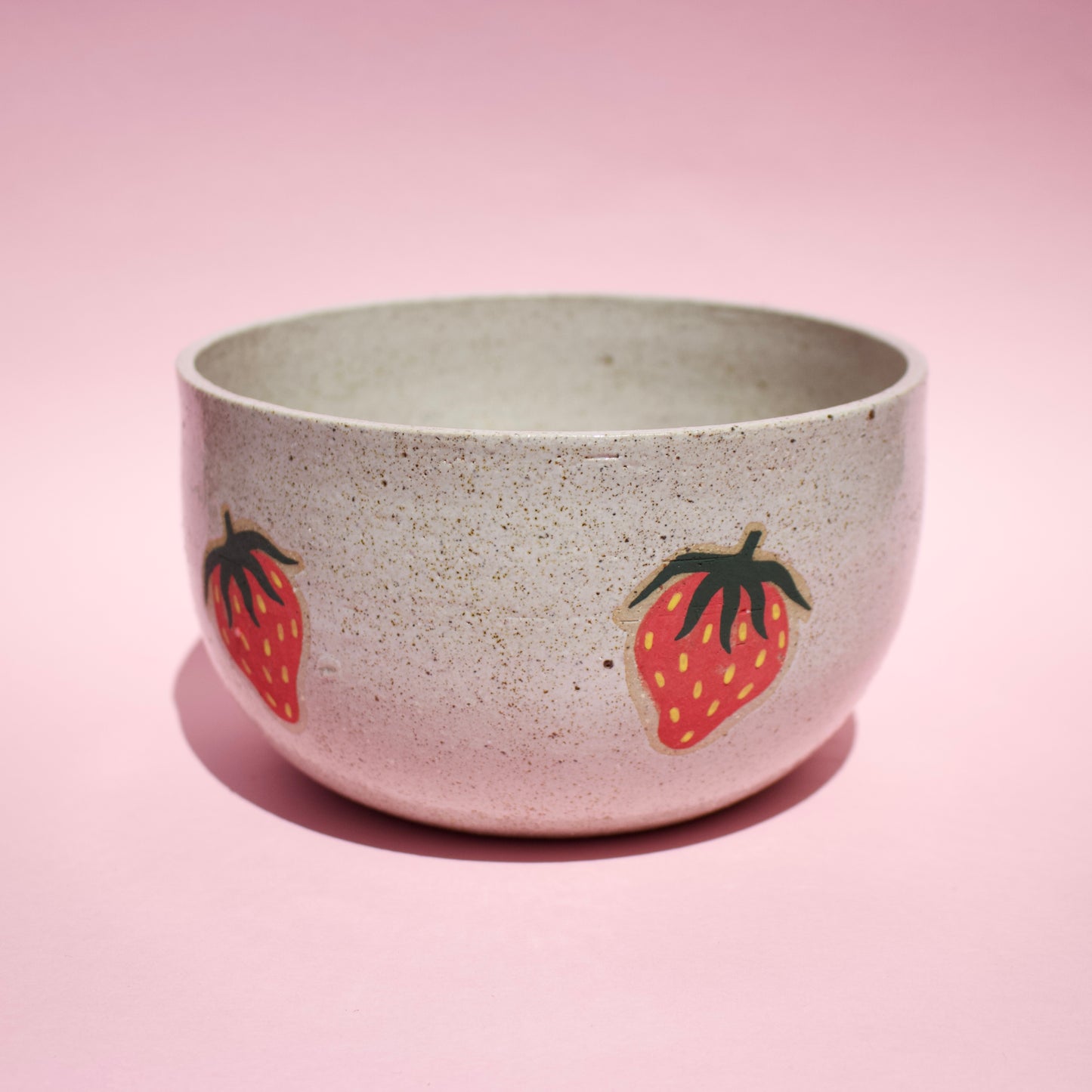 Speckled Strawberry Fruit Bowl