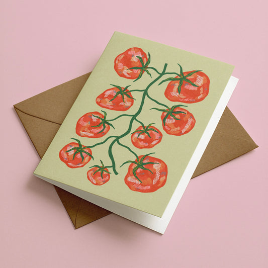 Tomato Greeting Card