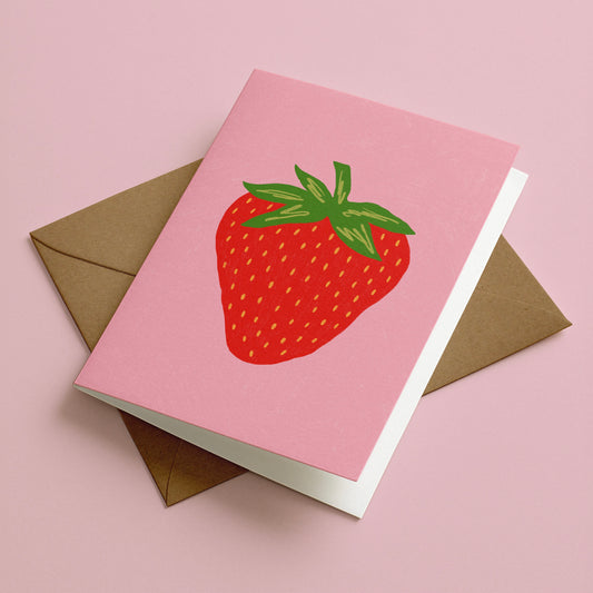 Strawberry Greeting Card