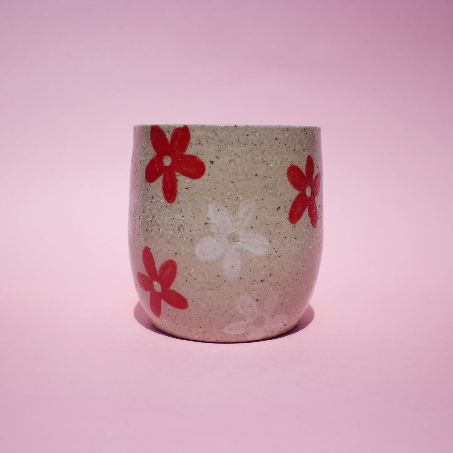 Pink & Red Daisy Mug