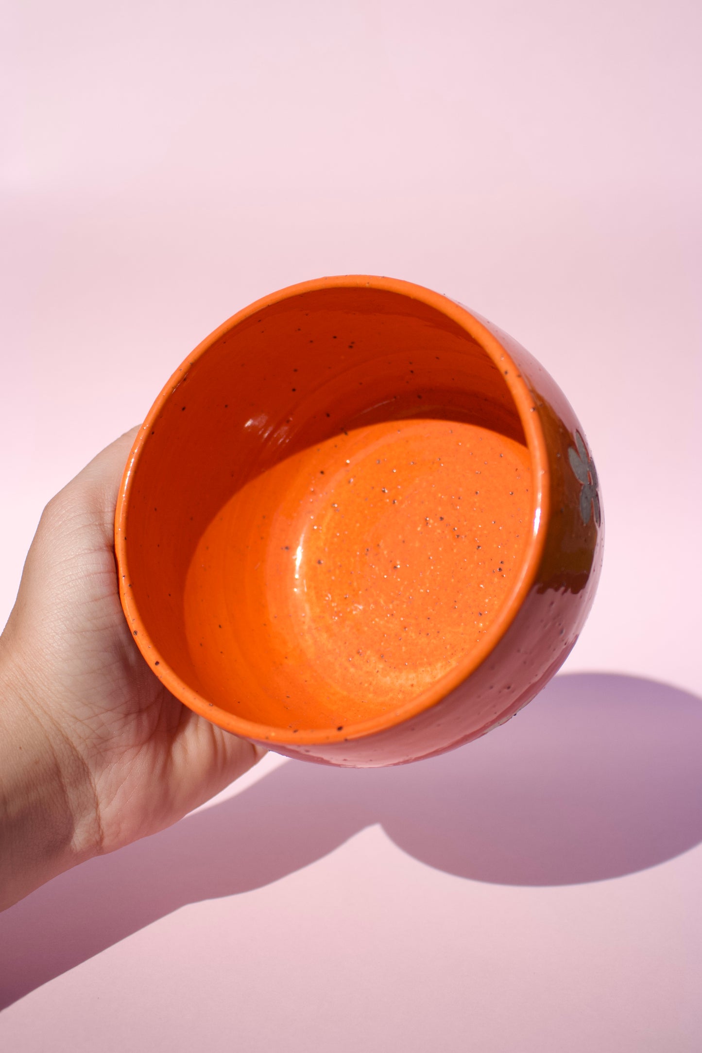 Orange Daisy Bowl