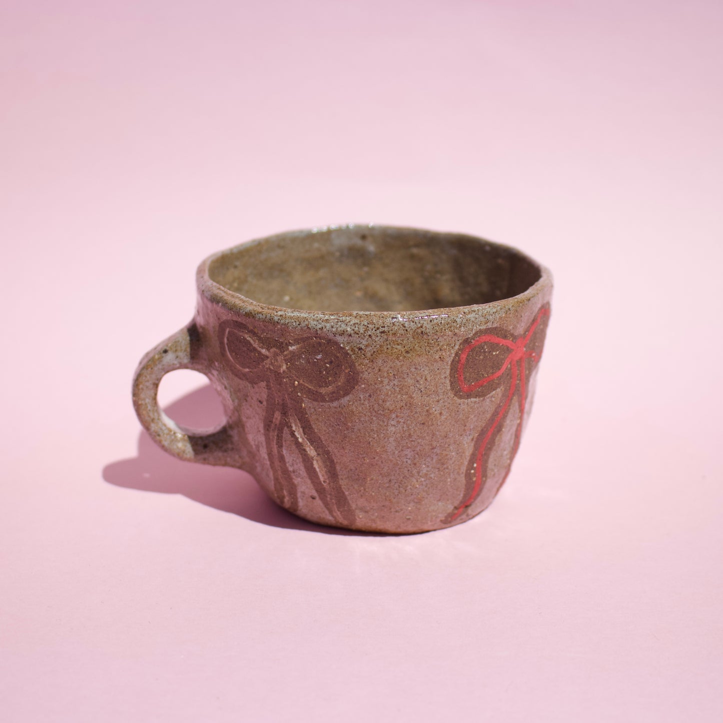 Pink & Red Bow Mug