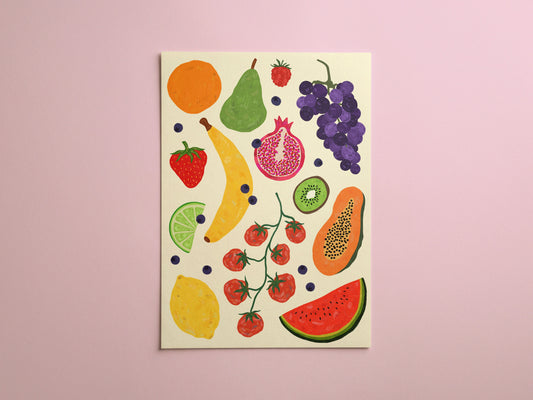 Groceries Art Print