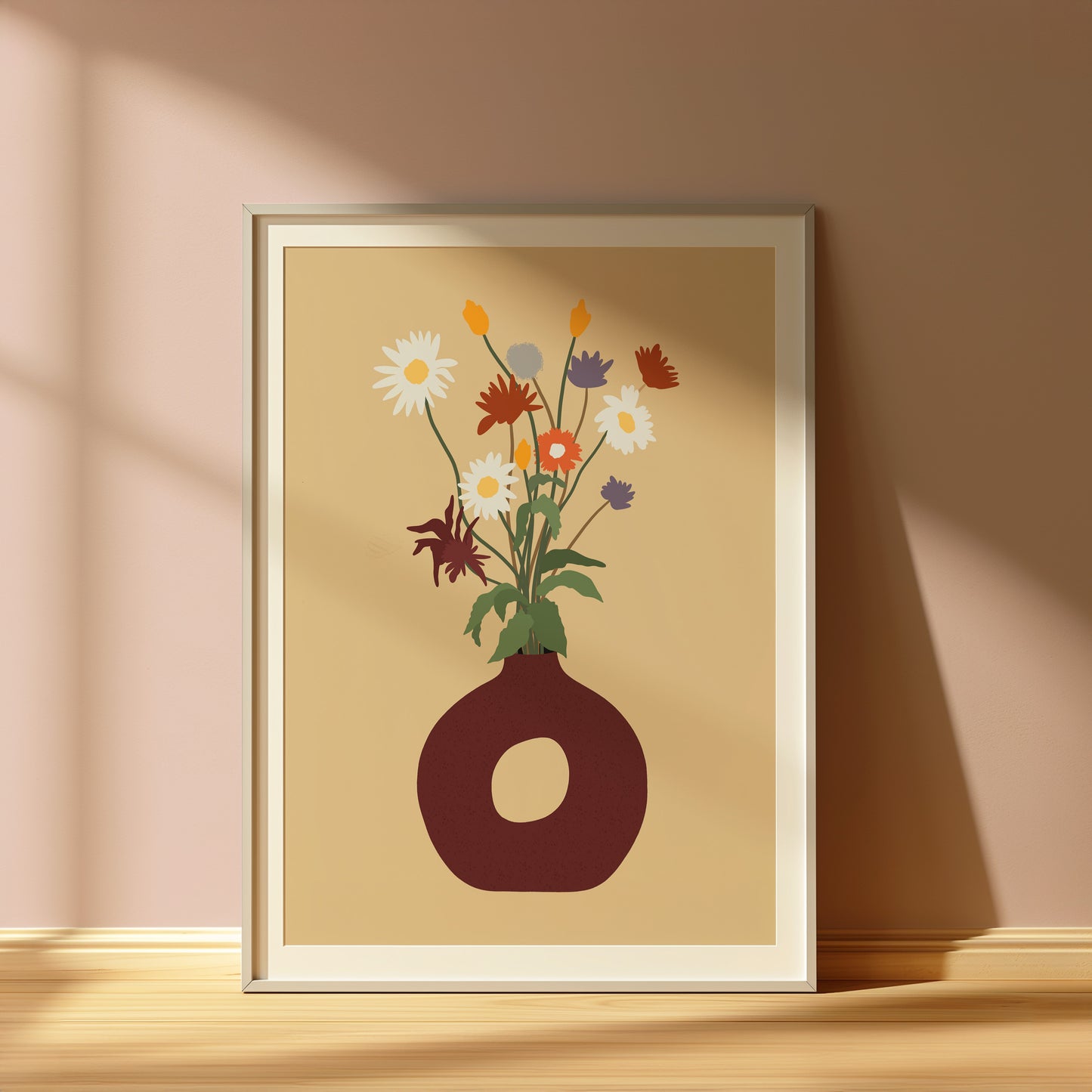 Cottage Flowers Art Print