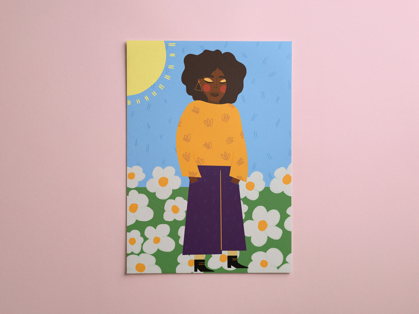 Daisy Art Print