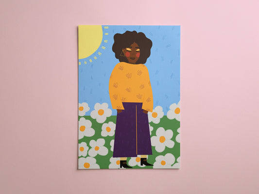Daisy Art Print