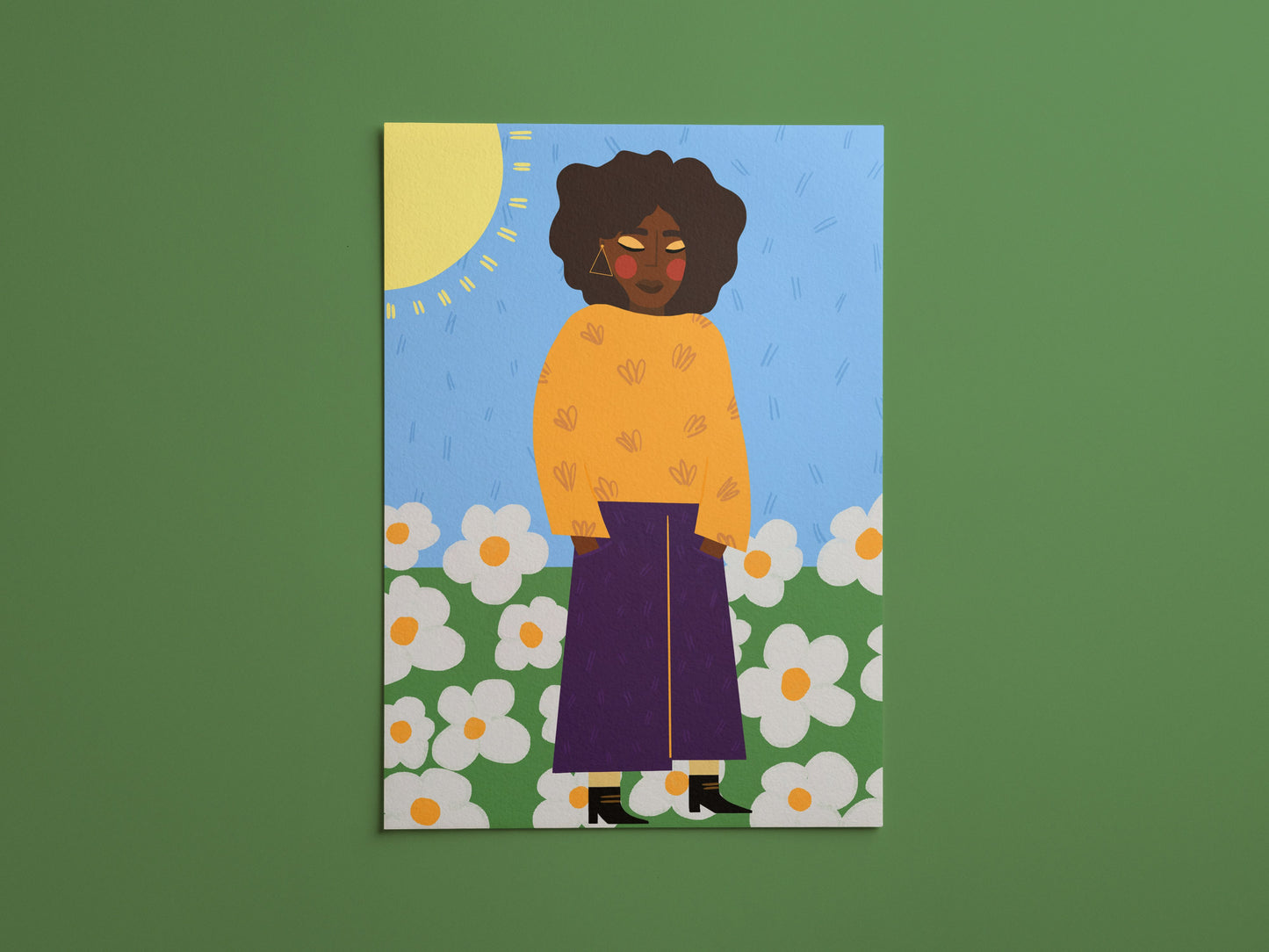 Daisy Art Print