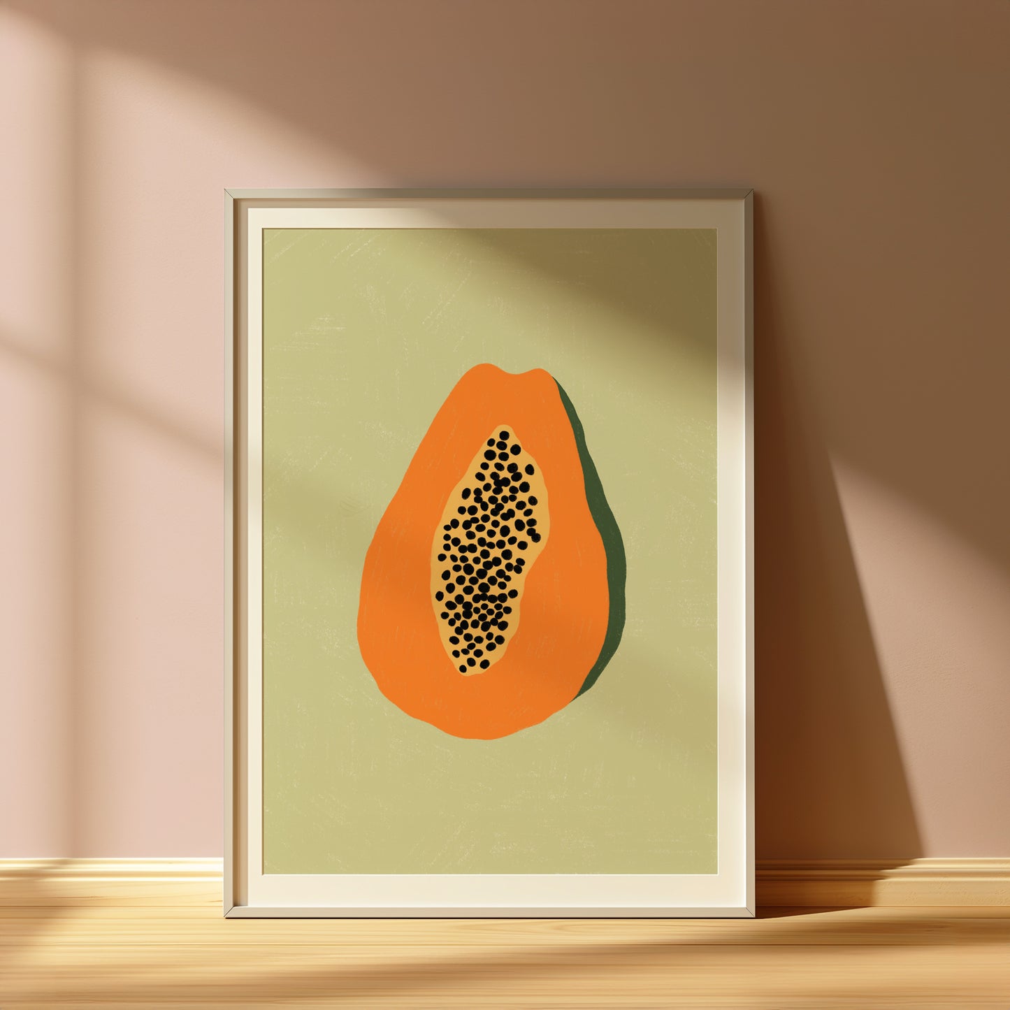 Papaya Art Print