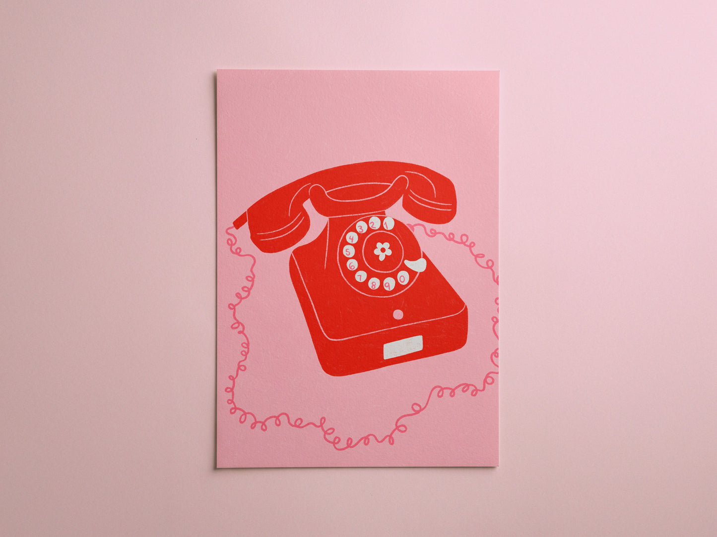 Call Me Art Print