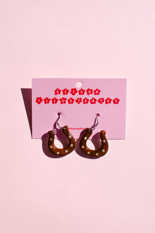 Mini Horseshoe Earrings