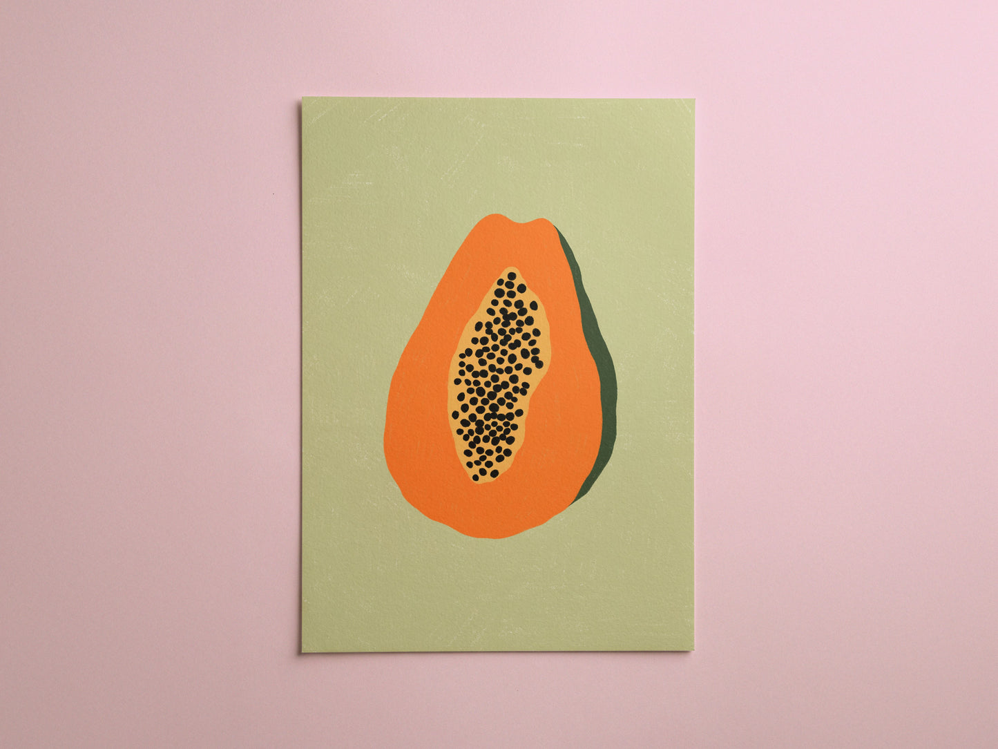Papaya Art Print
