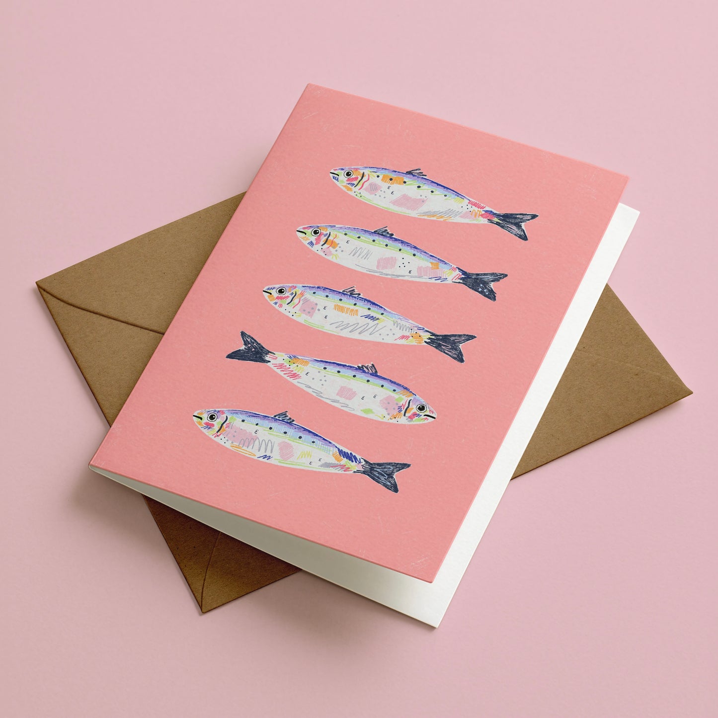 Sardine Greeting Card