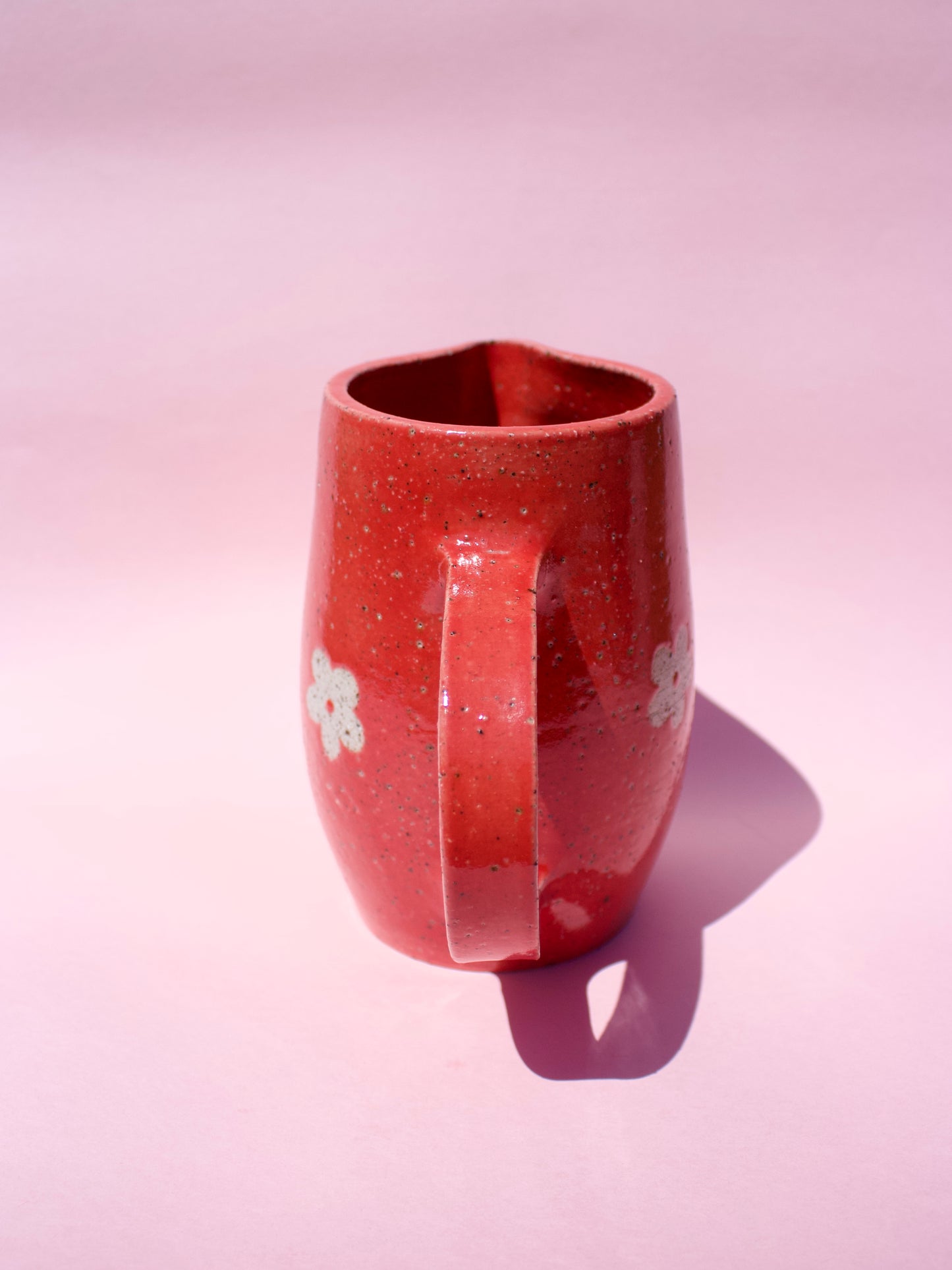 Red Daisy Pitcher