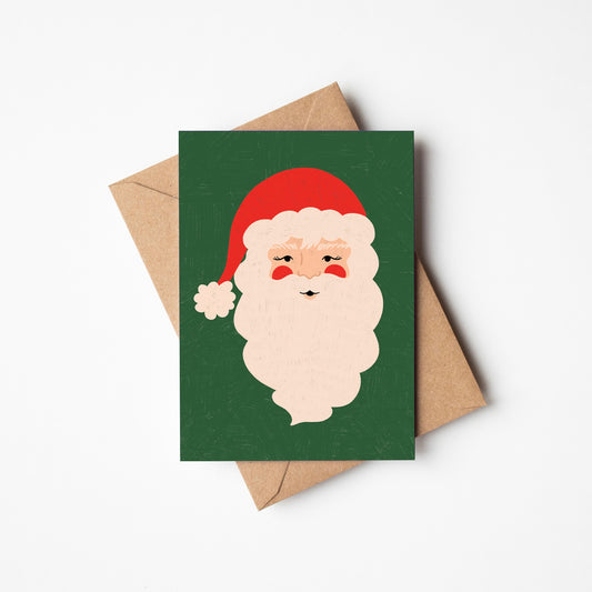 Santa Greeting Card